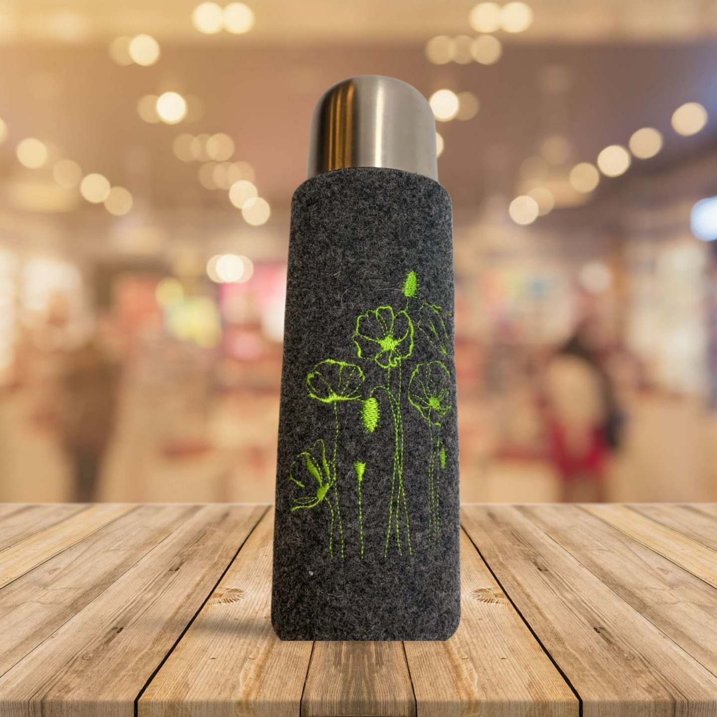 Thermosflasche mit Schärpe